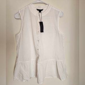NWT Tommy Hilfiger Peplum style flare tank top